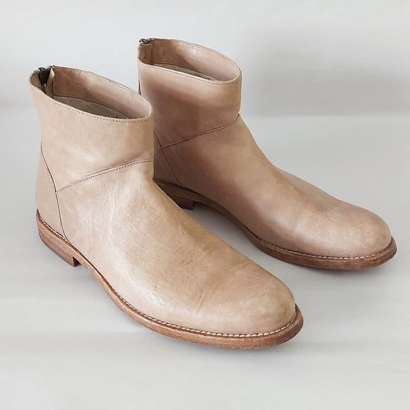 Brunello Cucinelli Ankle Boots Women's Size 38 Leather Back Zip Closure … - Picture 1 of 13